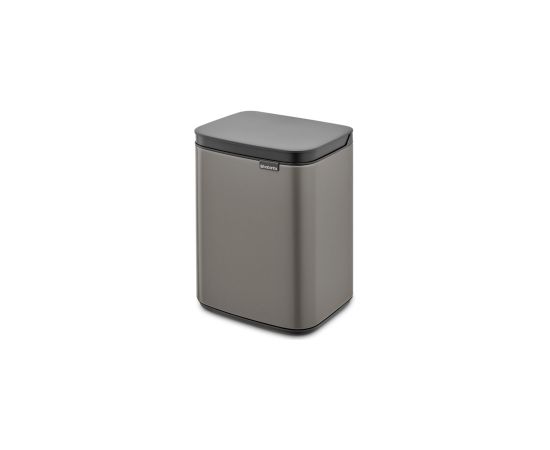 BRABANTIA atkritumu tvertne Bo, 4l, Platinum - 222504