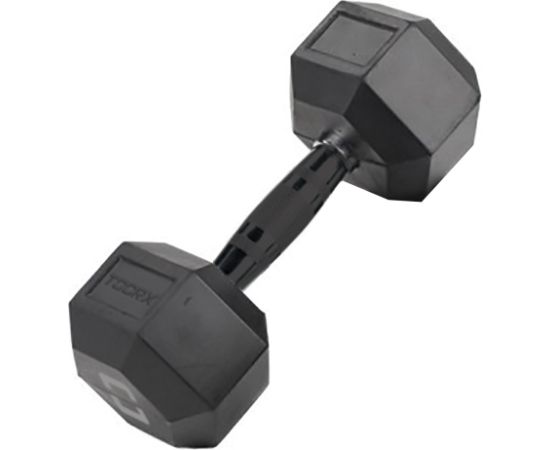 Toorx Hex rubber dumbbell HEXAGON Absolute line AMEG-4 4kg