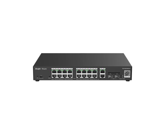 Ruijie RG-ES220GS-P ~ Gigabit pārvaldāms PoE komutators 16GE(PoE)+2GE(Uplink)+2SFP(PoE 250W)