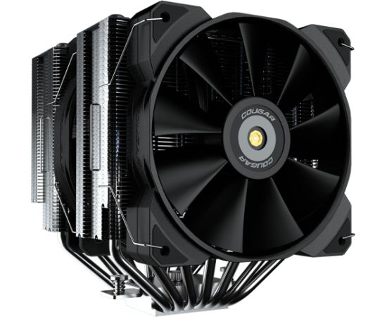 Cougar I Forza 135 I Dual Tower Air Cooling I 128 x 140 x 160mm / Reflow / 1x 140mm & 1x 120mm HDB fans incl. clips for 3rd fan / 1391g