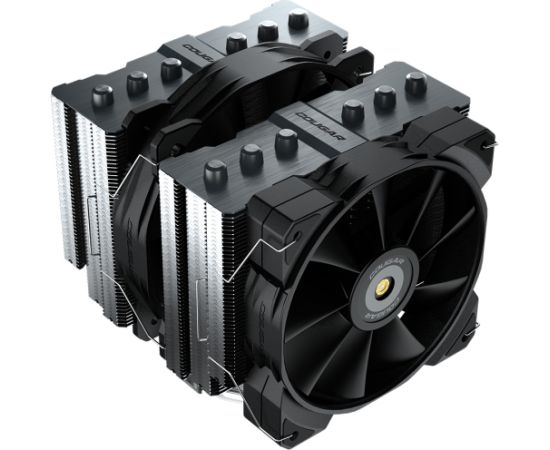 Cougar I Forza 135 I Dual Tower Air Cooling I 128 x 140 x 160mm / Reflow / 1x 140mm & 1x 120mm HDB fans incl. clips for 3rd fan / 1391g