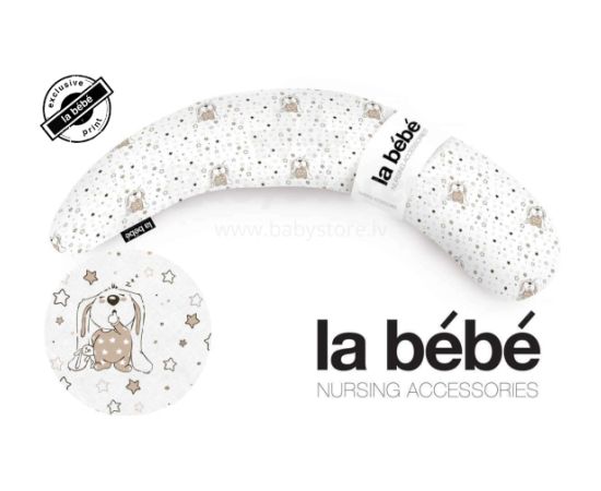 La Bebe™ Nursing La Bebe™ Moon Maternity Pillow COVER Art.7789 Bunnies Papildus PĀRVALKS pakaviņam 195 cm