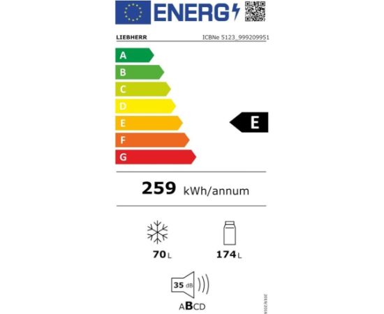 Liebherr ICBNE 5123 178cm