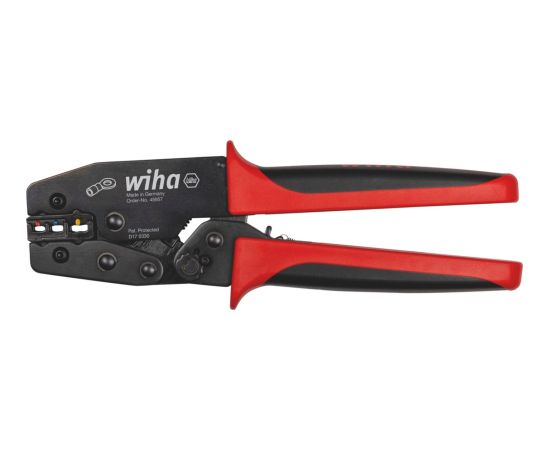 Wiha crimping tool 45957, crimping pliers (black/red, 0.5 to 6mm2)