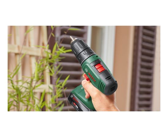 Bosch cordless impact drill EasyImpact 18V-40 + SystemBox (green/black, 2x Li-ion battery 1.5Ah, POWER FOR ALL ALLIANCE)