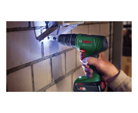 Bosch cordless impact drill EasyImpact 18V-40 + SystemBox (green/black, 2x Li-ion battery 1.5Ah, POWER FOR ALL ALLIANCE)