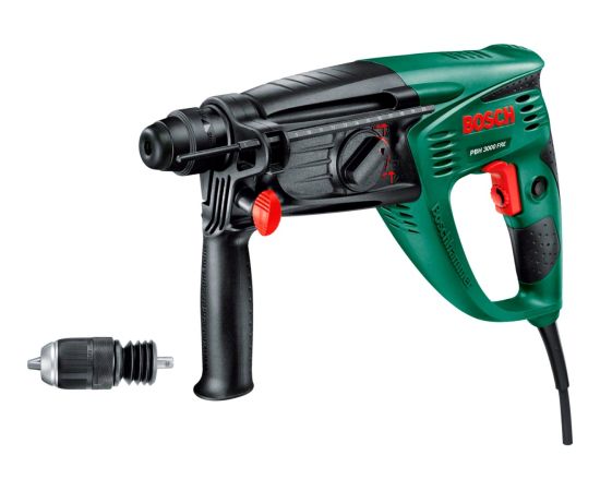 Bosch rotary hammer PBH 3000 FRE (green/black, case, 750 watts)