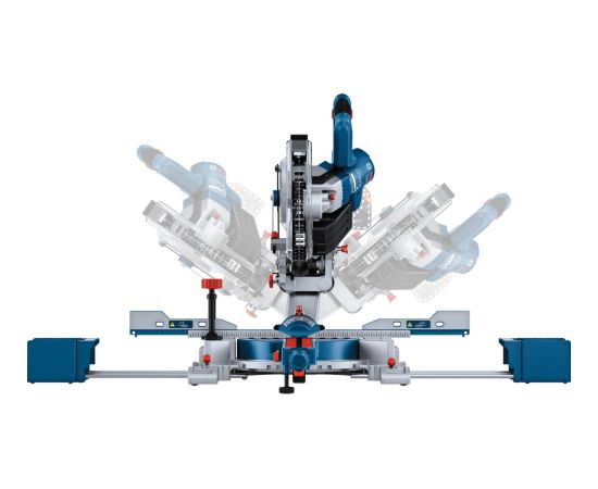 Bosch cordless chop and miter saw BITURBO GCM 18V-254 D Professional solo, chop and miter saw (blue, without battery and charger)