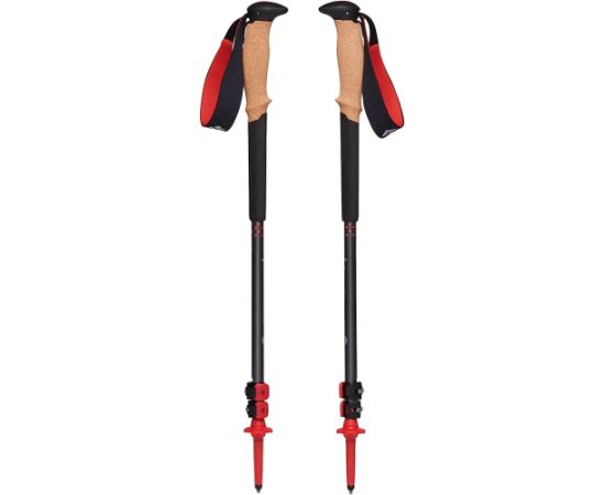 Black Diamond trekking poles Pursuit S/M, fitness device (grey/red, 1 pair, 100-125 cm)