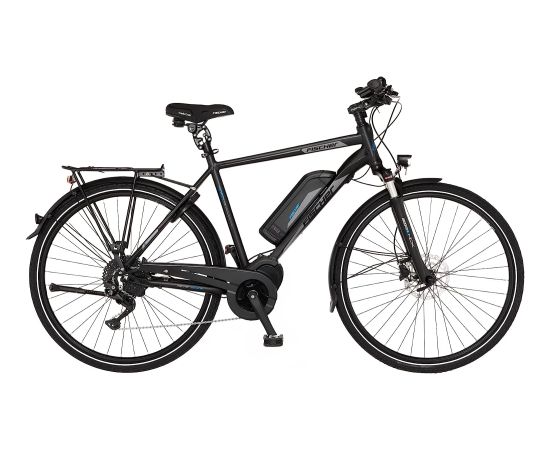 Fischer Die Fahrradmarke FISCHER Bicycle Viator ETH 1861 (2023), Pedelec (black (matt), 28", 55 cm frame)