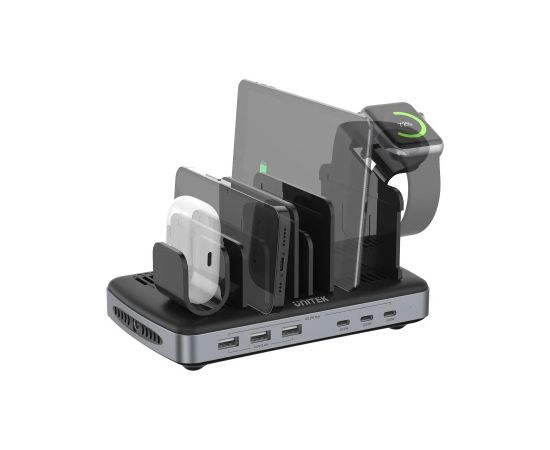 UNITEK CHARGING STATION 3X USB-A 20W,3X USBC PD 80W