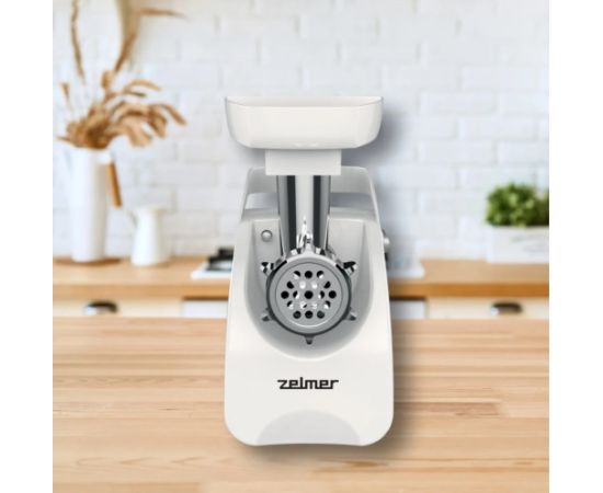 Zelmer ZMM9801B mincer 2200 W Stainless steel, White