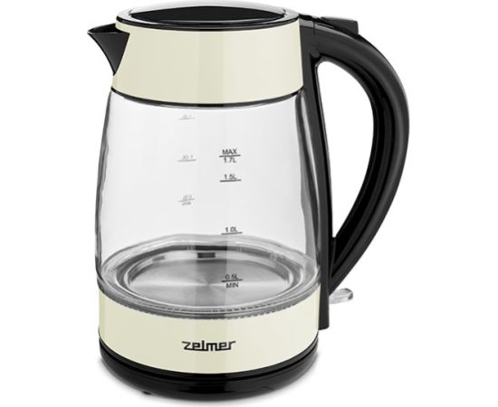 Zelmer ZCK8011I electric kettle 1.7 L 2200 W Black, Yellow