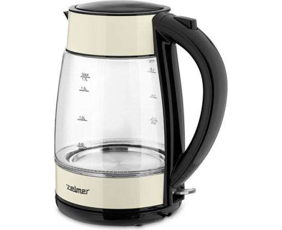 Zelmer ZCK8011I electric kettle 1.7 L 2200 W Black, Yellow