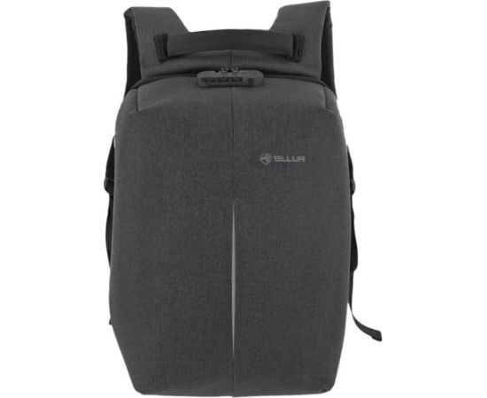 Tellur 15.6 Notebook Backpack Antitheft V2, USB port, Black