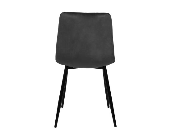 Chair CHILLI brownish gray velvet