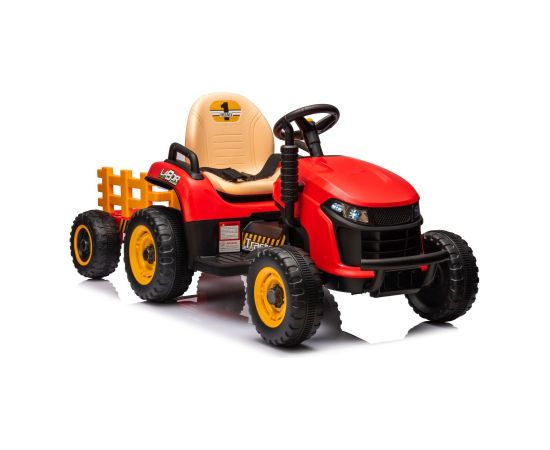 Lean Cars BBH-030 Red Battery Tractor