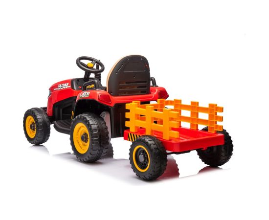 Lean Cars BBH-030 Red Battery Tractor