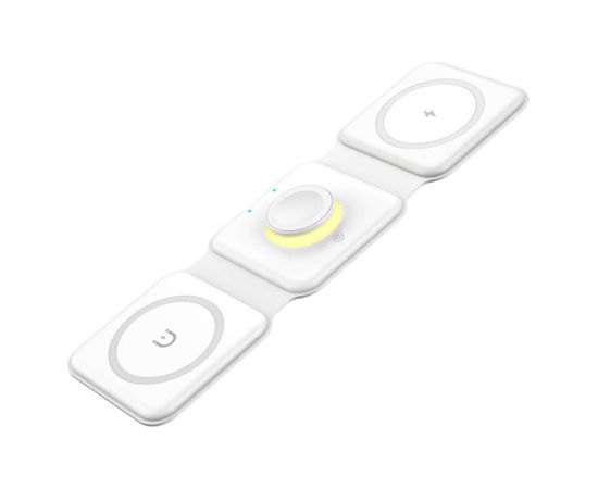 Magnetic wireless charger, Essager, EWXCX3-NMC02, 3w1, 15W (white)