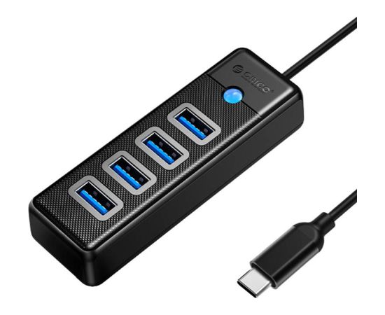 Orico HUB USB-C to 4x USB 3.0 5Gbps 0,15m Black