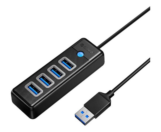 Orico Hub USB to 4x USB 3.0, 5 Gbps, 0.15m (Black)