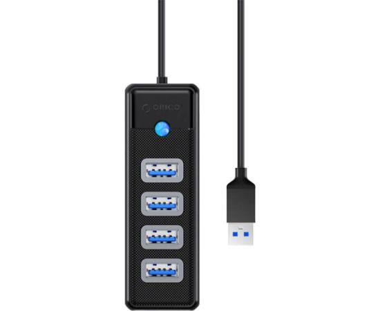 Orico Hub USB to 4x USB 3.0, 5 Gbps, 0.15m (Black)