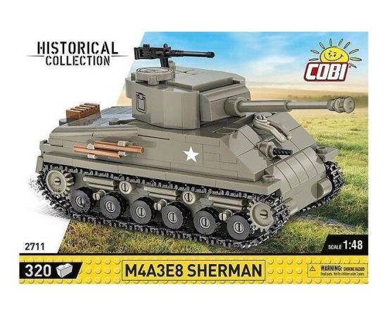 Cobi COBI 2711 Historical Collection WWII Czołg M4A3E8 Sherman 320 klocków