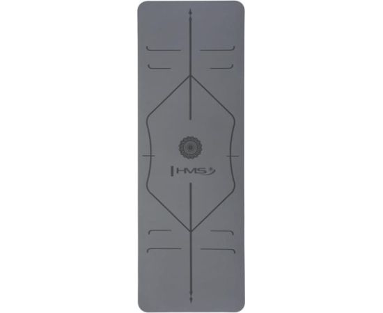 Jogas paklājiņš YM10 YOGA MAT TPE GRAY TPE HMS