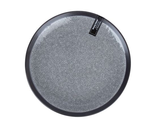 Plate RITA D20cm, black/grey