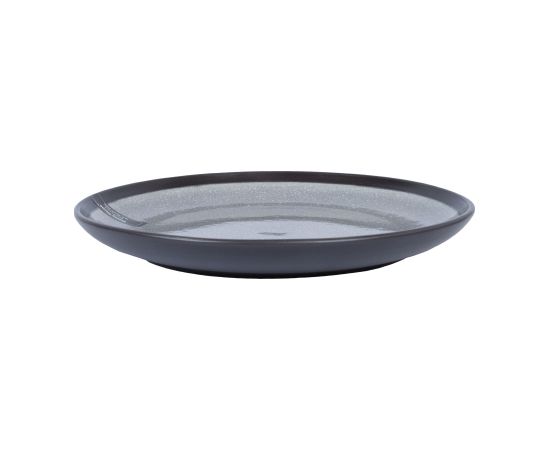 Plate RITA D26cm, black/grey