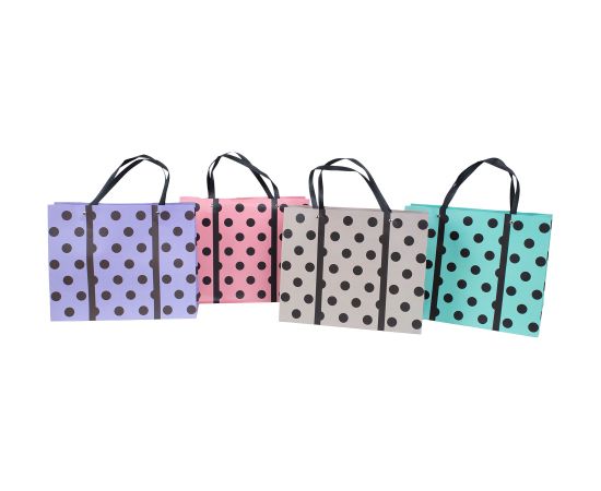 Gift bag DOT M, 32x26x10cm, mix