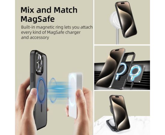 TECH-PROTECT MAGMAT MAGSAFE IPHONE 16 PRO MATĒTS MELNS