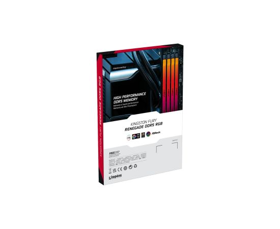 Kingston Technology FURY 96GB 6000MT/s DDR5 CL32 DIMM (Kit of 2) Renegade RGB XMP