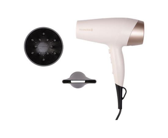 Remington D4740 hair dryer 2200 W Beige, Black