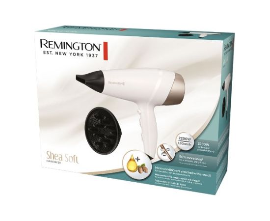 Remington D4740 hair dryer 2200 W Beige, Black