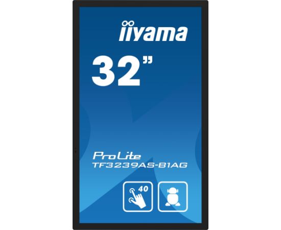 Monitor iiyama IIYAMA 80cm  (31,5") TF3239AS-B1AG 16:9 M-Touch 2xHDMI+DP