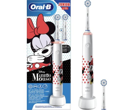 Szczoteczka Oral-B Pro 3 Pro 3 Junior Minnie Mouse White