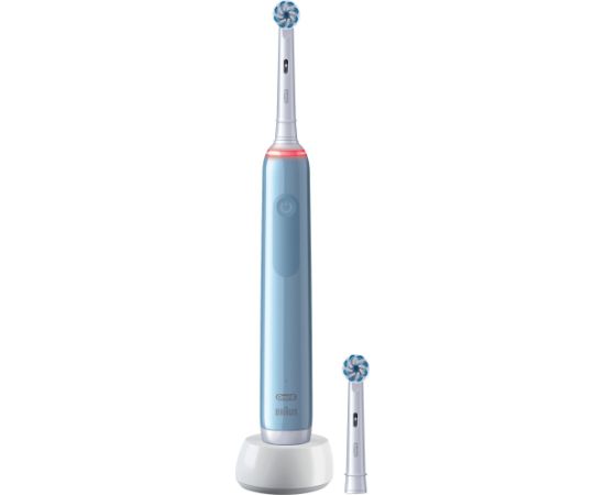 Szczoteczka Oral-B Szczoteczka rotacyjna Pro 3 3000 Sensitive Niebieska + końcówka