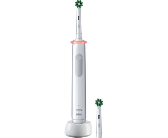 Szczoteczka Oral-B Szczoteczka rotacyjna Pro 3 3000 CrossAction Biała + końcówka