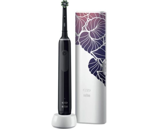 Szczoteczka Oral-B Pro 3 3500 Floral Design Edition Czarna