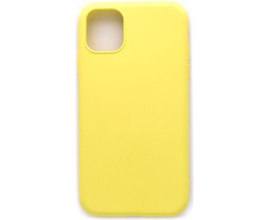 Evelatus Apple  iPhone 11 Pro Max Nano Silicone Case Soft Touch TPU Yellow