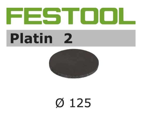 Festool Smilšpapīrs ekscentra slīpmašīnai Platin 2; 125 mm; S4000; 15 gab.