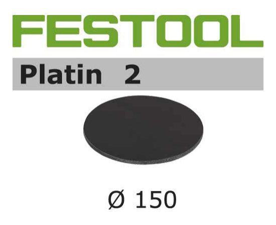 Festool Smilšpapīrs ekscentra slīpmašīnai Platin 2; 150 mm; S4000; 15 gab.