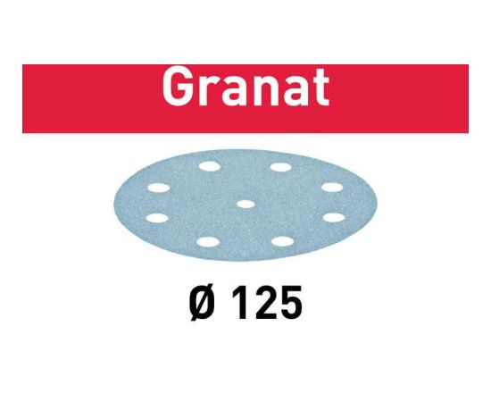 Smilšpapīrs Festool Granat; 125 mm; P220; 10 gab.