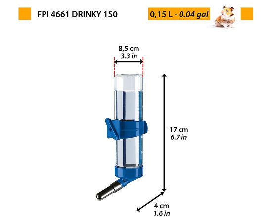 Drinks - Automatic dispenser for rodents - blue