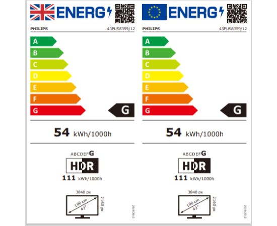 PHILIPS 43PUS8359/12 4K Ambilight UHD LED televizors