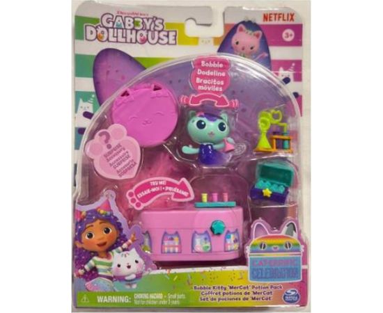 Spin Master Gabbys Dollhouse: Cat-Errific Celebration - Bobble Kitty MerCat Potion Pack (20144758)