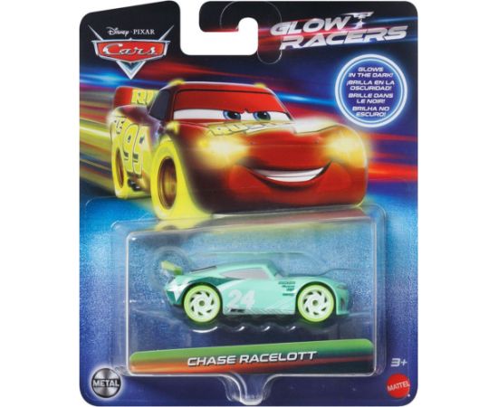 Mattel Disney Cars: Glow Racers - Chase Racelott Vehicle (HYM84)