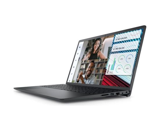 Notebook DELL Vostro 3520 CPU  Core i5 i5-1235U 1300 MHz 15.6" 1920x1080 RAM 8GB DDR4 2666 MHz SSD 512GB Intel UHD Graphics Integrated NOR Card Reader SD Windows 11 Pro Carbon Black 1.66 kg N3002PVNB3520EMEA01_NOR