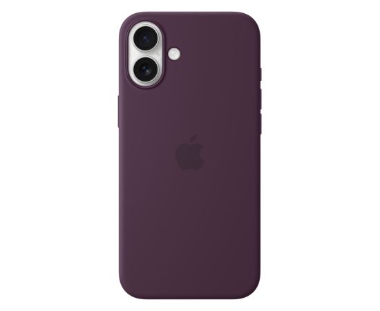 Apple iPhone 16 Plus Silicone Case with MagSafe Plum